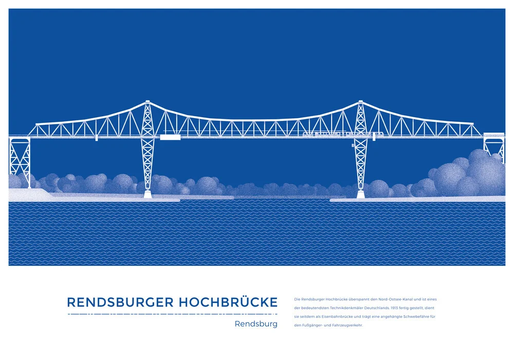 Michael Kunter - Rendsburger High Bridge - Fineart photography by The Artcircle