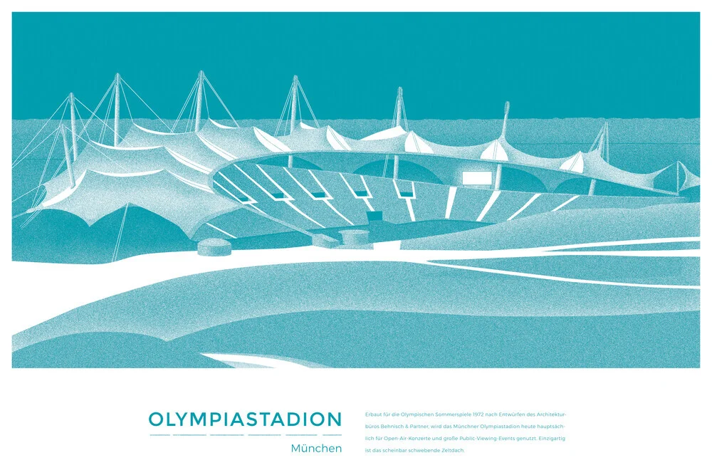 Michael Kunter - Olympic Stadion Munich - Fineart photography by The Artcircle