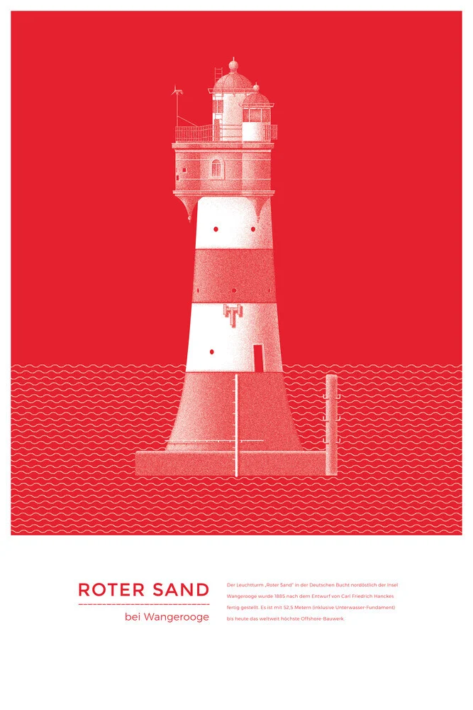 Michael Kunter - Roter Sand Wangeroge - fotokunst von The Artcircle