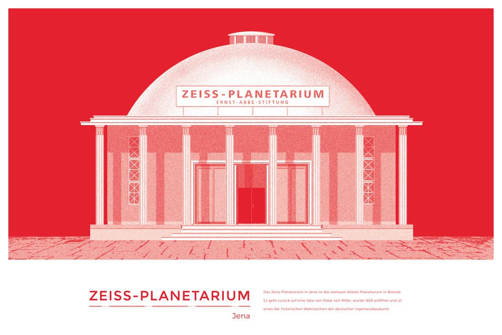 Michael Kunter - Zeiss-Planetarium Jena - fotokunst von The Artcircle