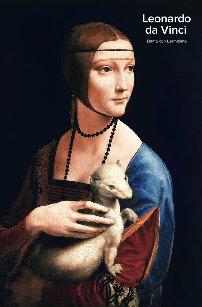 Leonardo Da Vinci - Dama con L'ermellino - fotokunst von Art Classics
