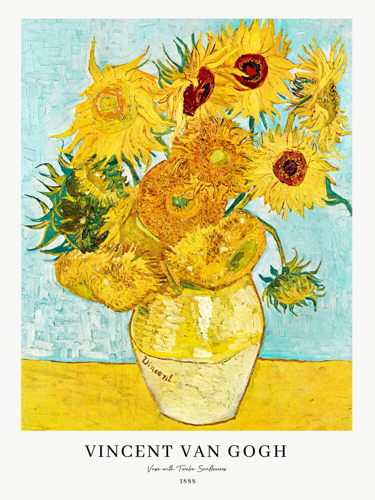 Art Classics Poster - 'Vincen Van Gogh - Sonnenblumen'