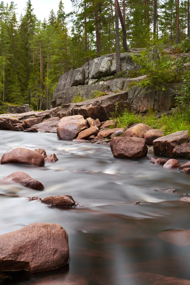 Fluss Bratfallet in Schweden #2 - fotokunst von Norbert Gräf