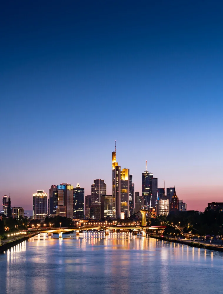 Frankfurt Sunset - Fineart photography by Ilka Müller