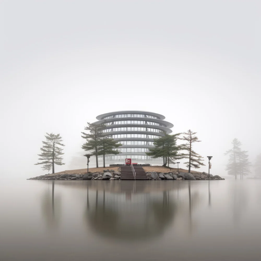 Iconic Islands - Norman Foster 2 - fotokunst von Ronny Behnert