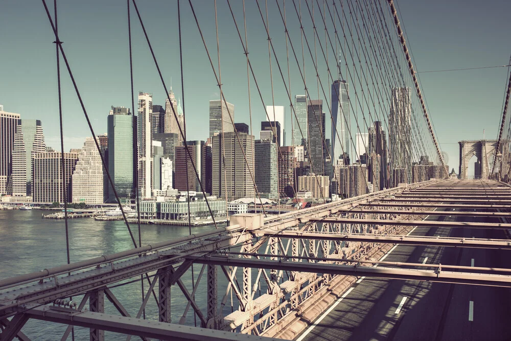 brooklyn bridge no. 01 - fotokunst von Michael Belhadi