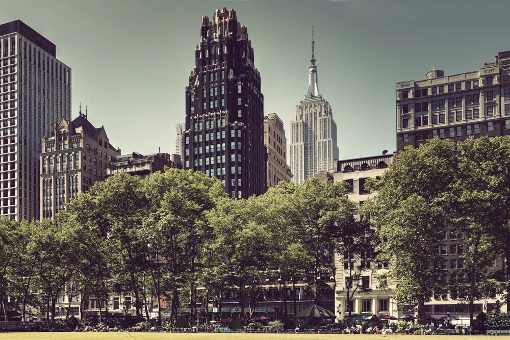 bryant park - fotokunst von Michael Belhadi