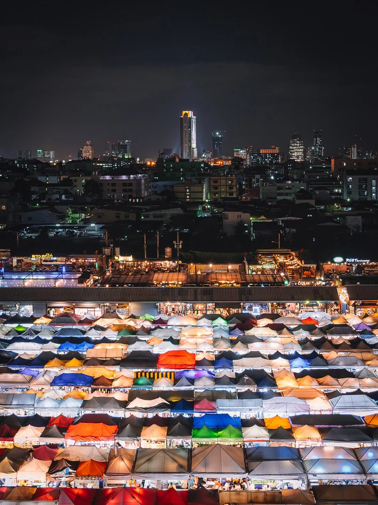 Markt in Bangkok - fotokunst von Luca Talarico