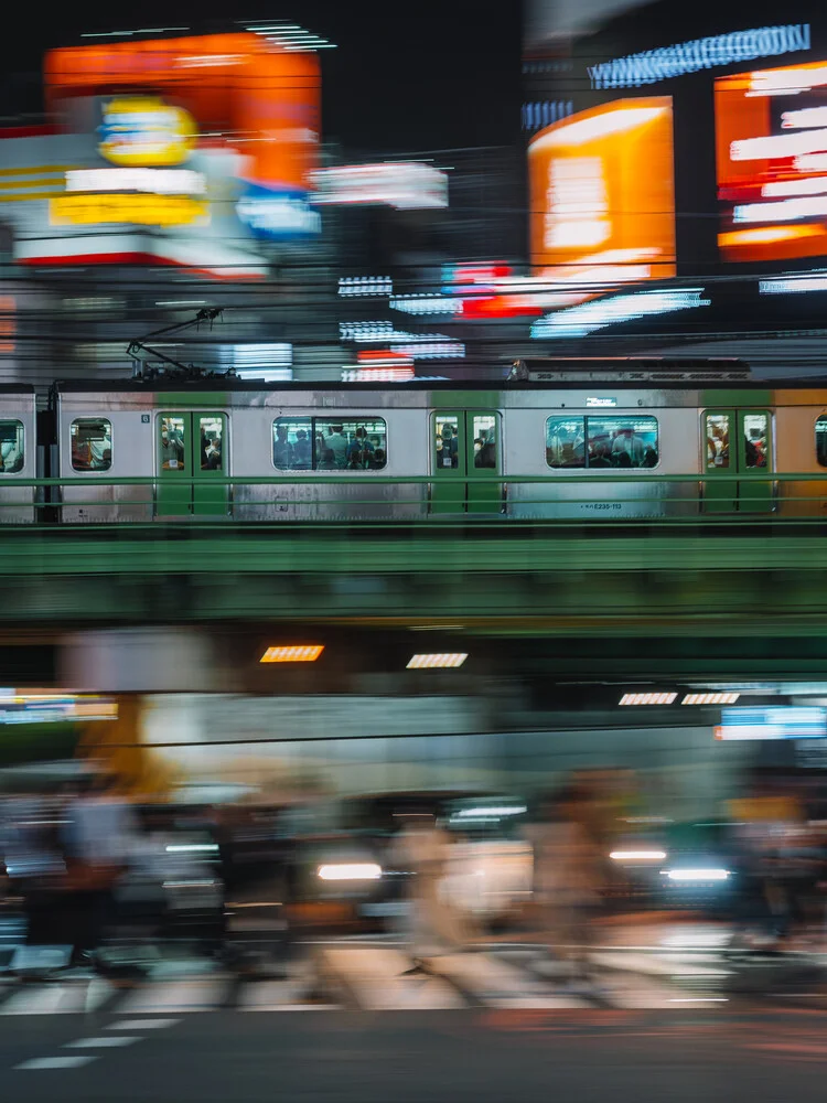 Tokio Trainpan - fotokunst von Luca Talarico