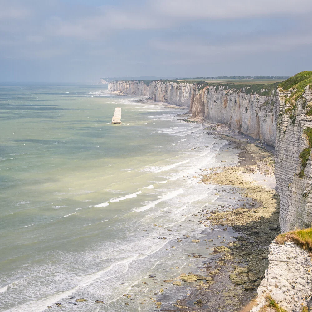 Alabasterküste in der Normandie - fotokunst von Franz Sussbauer