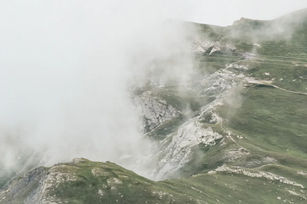 The Mountain Collection | Pushing Clouds - Fineart photography by Lotte Wildiers