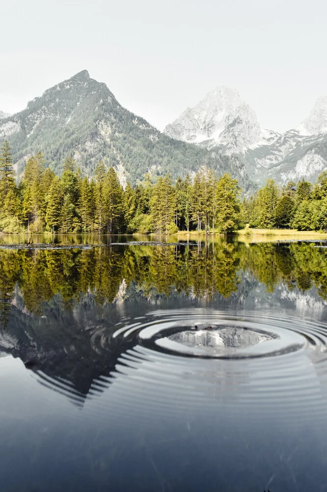 The Mountain Collection | Mountain Lake - fotokunst von Lotte Wildiers