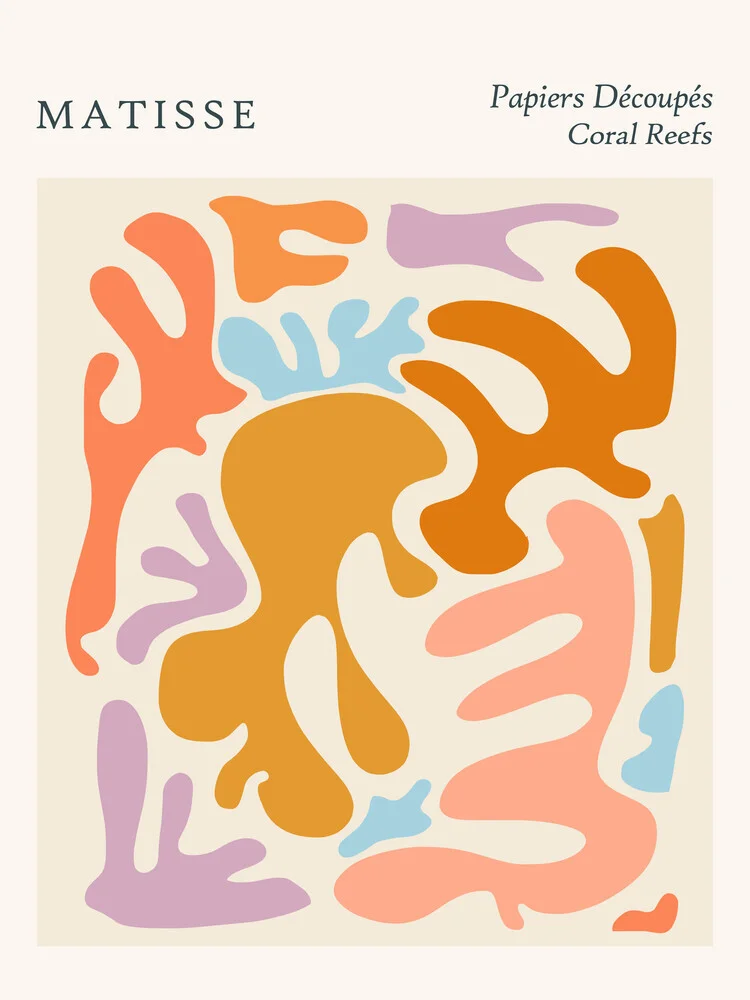 Coral Reef: Matisse Edition - fotokunst von Uma Gokhale