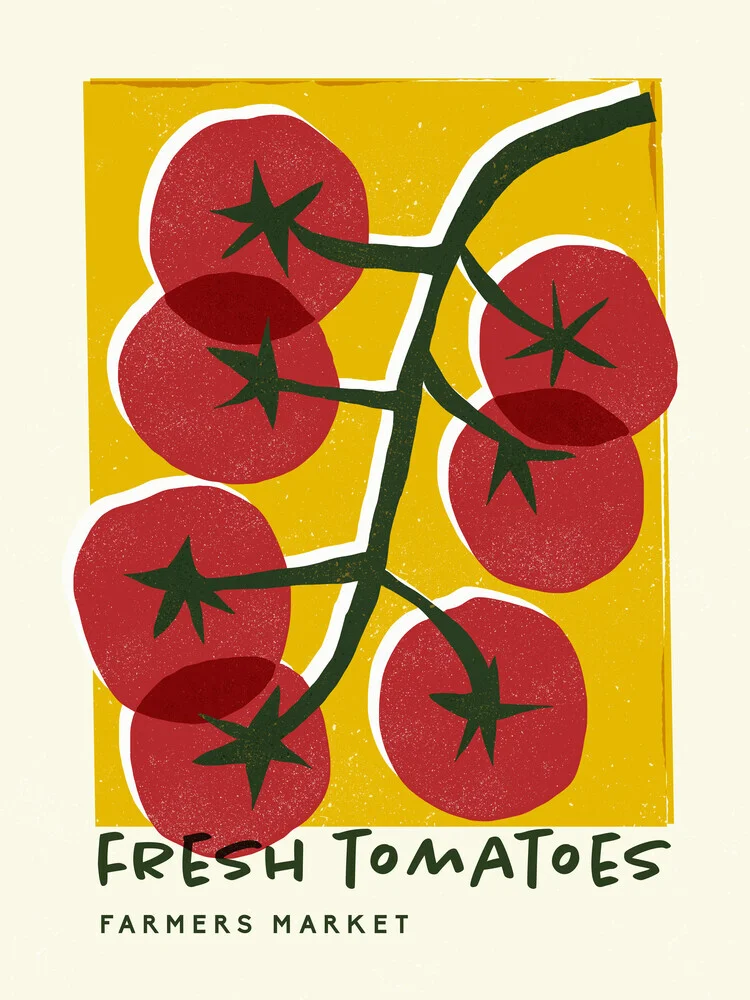 Fresh Tomatoes, Farmers Market - fotokunst von Ania Więcław