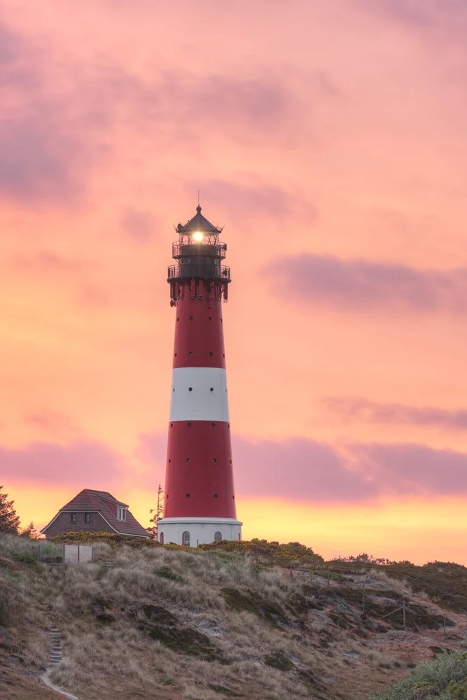 Sylt Leuchtturm in Hörnum - fotokunst von Michael Valjak