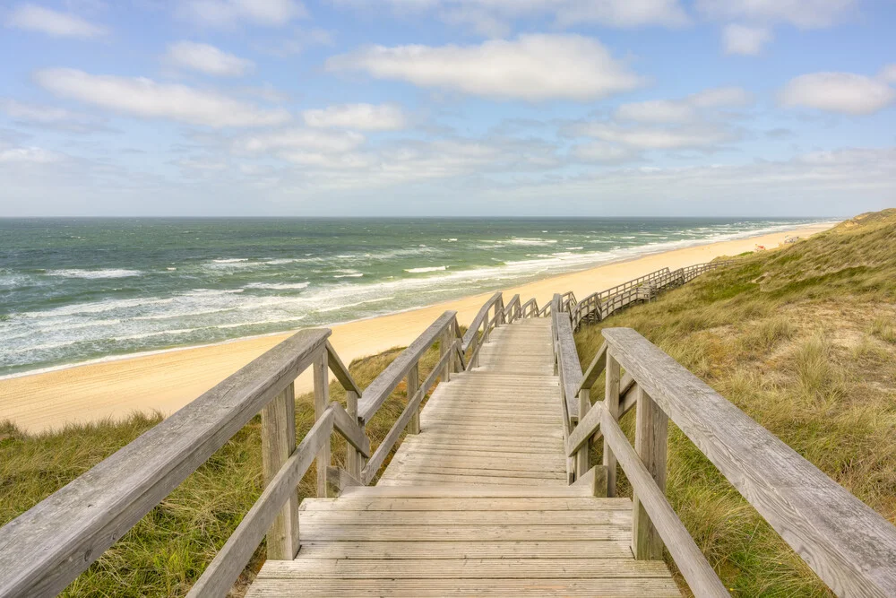 Sylt Weg zum Meer - fotokunst von Michael Valjak