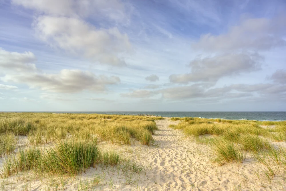 Sylt Weststrand in Hörnum - fotokunst von Michael Valjak