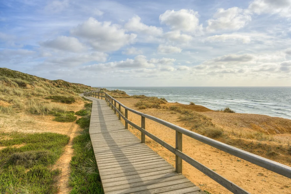 Sylt Steg in Kampen am Roten Kliff - fotokunst von Michael Valjak