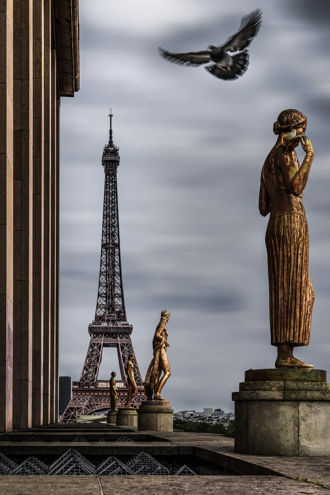 Wächter des Eiffelturms - fotokunst von Michael Jurek