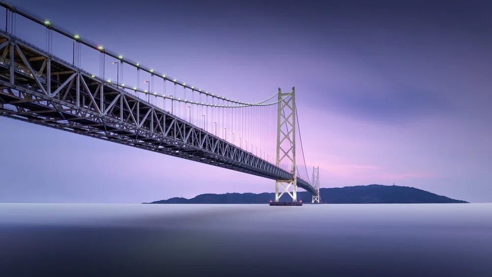 Akashi-Kaikyō-Bridge - fotokunst von Ronny Behnert