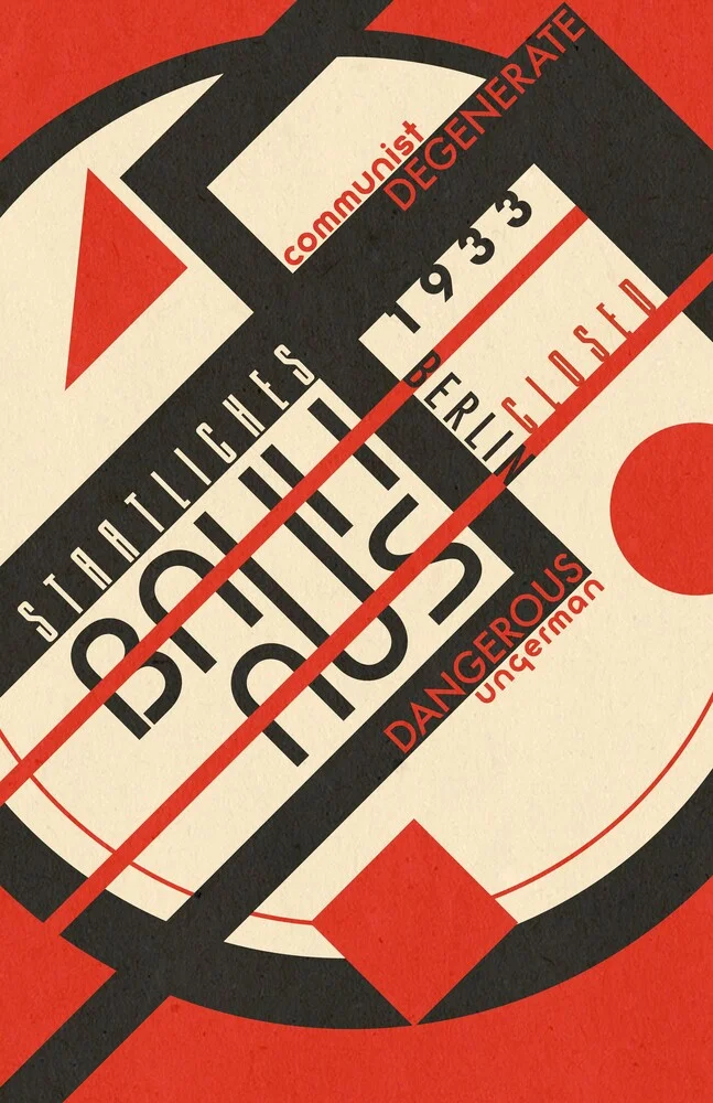 Bauhaus Design Poster Red - fotokunst von Bauhaus Collection