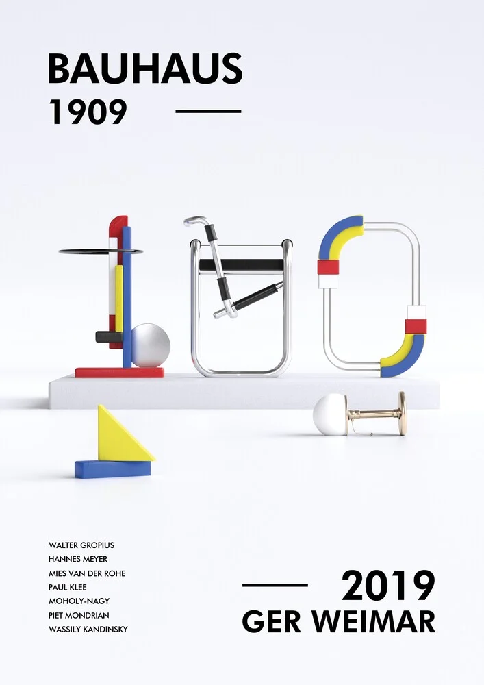 Bauhaus Design Anniversary - fotokunst von Bauhaus Collection