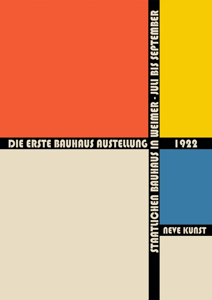 Bauhaus Print 1922 - fotokunst von Bauhaus Collection