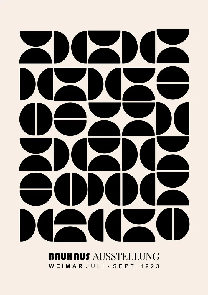 Bauhaus Pattern Poster - fotokunst von Bauhaus Collection
