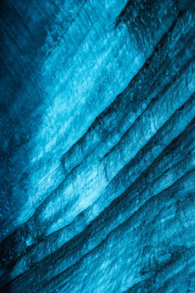 Isländische Gletscherwelt aus Feuer und Eis - fotokunst von Christian Noah