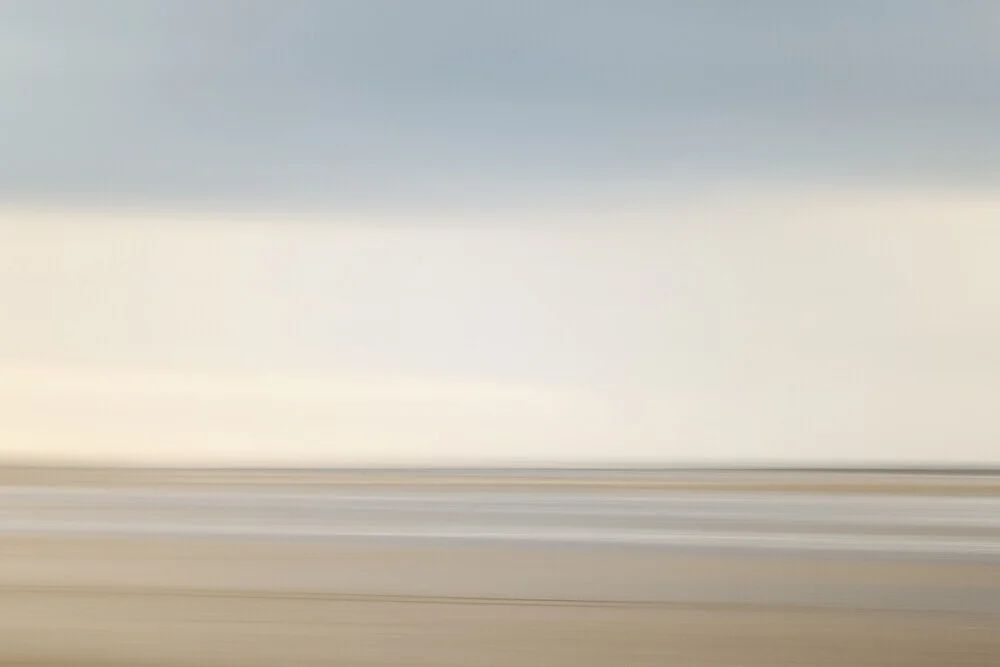 Rømø beach blurred - Fineart photography by Nadja Jacke