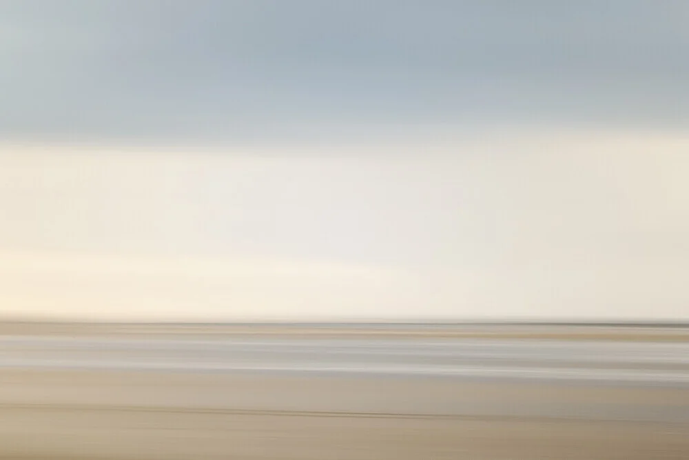 Rømø Strand verwischt - fotokunst von Nadja Jacke