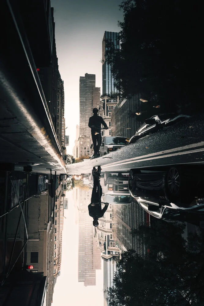 Rider of the urban canyons - Fineart photography by Tillmann Konrad