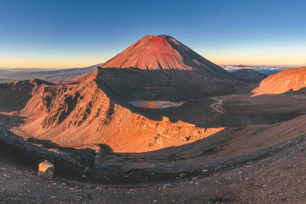 Neuseeland Mount Ngauruhoe Alpine Crossing - fotokunst von Jean Claude Castor