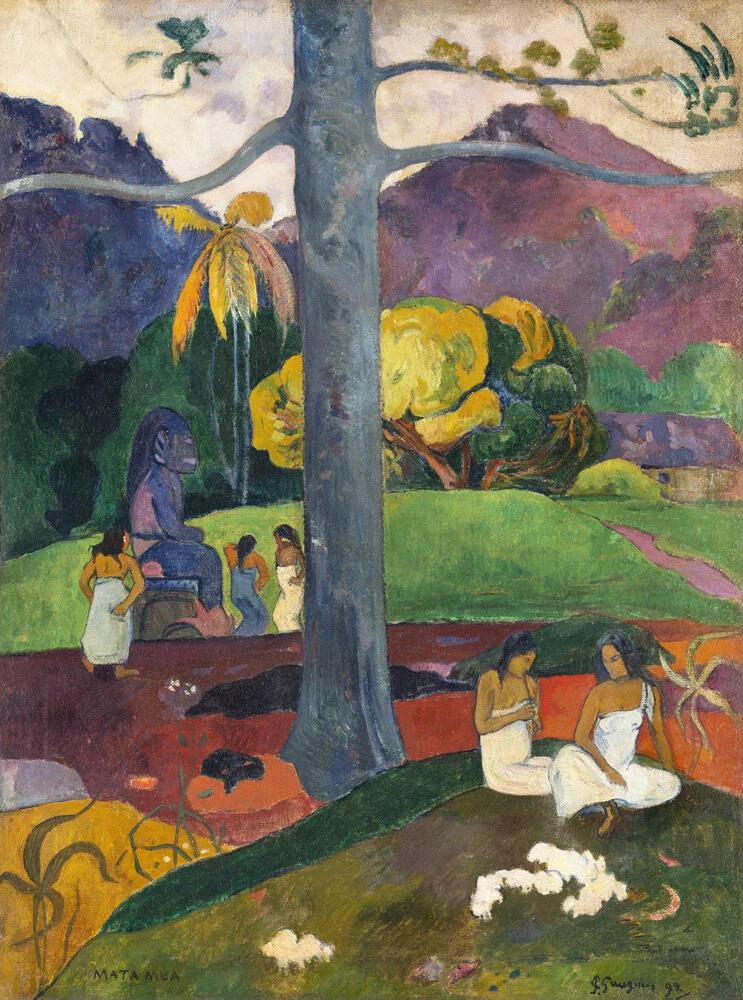 Mata Muta von Paul Gauguin - fotokunst von Art Classics