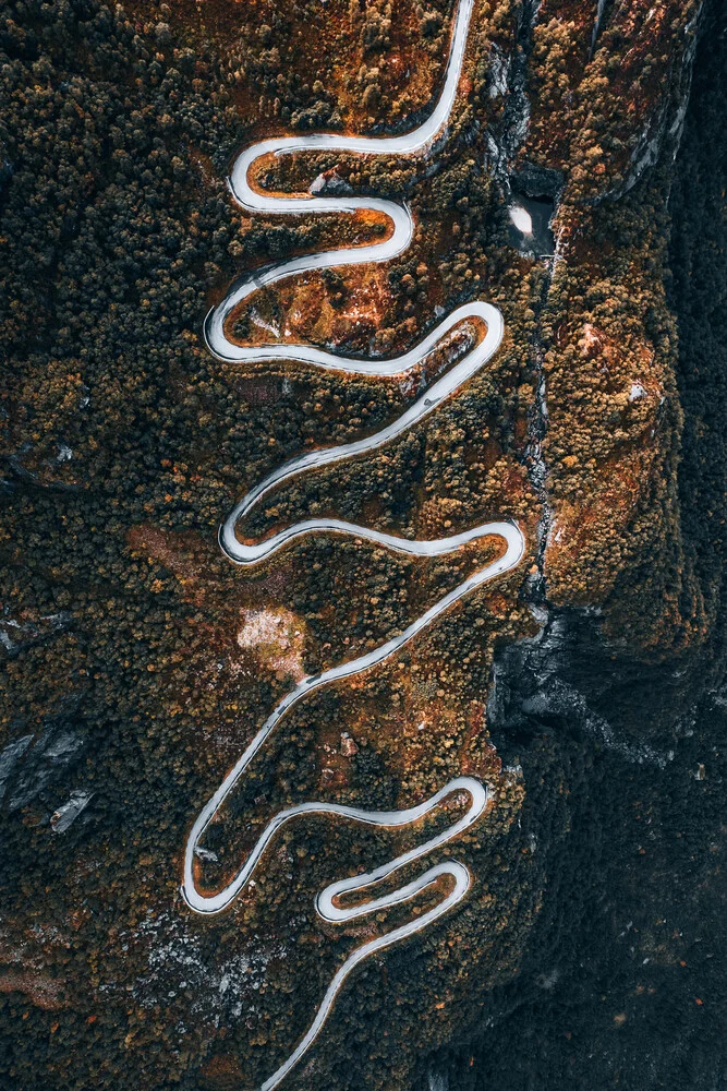 Curves of Norway - fotokunst von Sergej Antoni