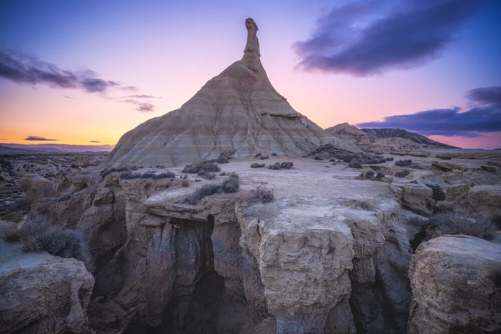 Spanien Bardenas Reales Panorama Dämmerung - Fineart photography by Jean Claude Castor