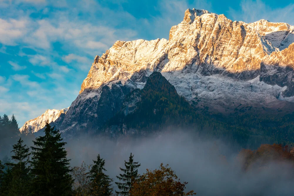 Winterankunft in den Berchtesgadener Alpen - fotokunst von Martin Wasilewski