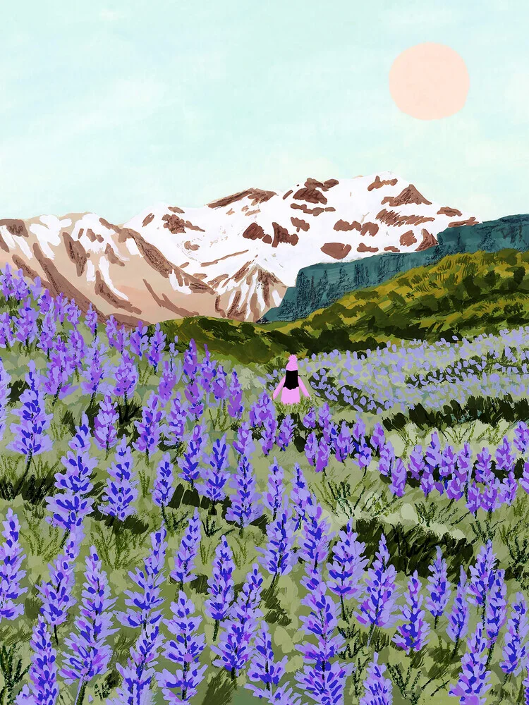 Lupine - fotokunst von Sarah Gesek