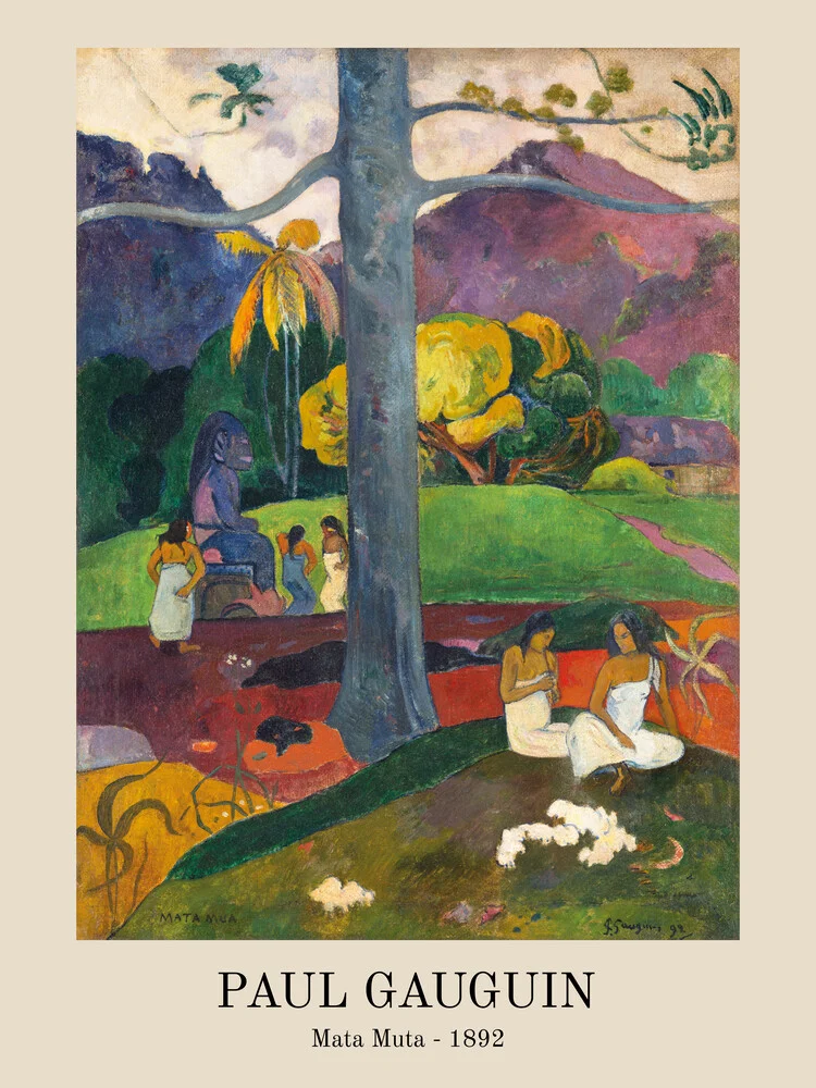 Mata Muta by Paul Gauguin - Fineart photography by Art Classics