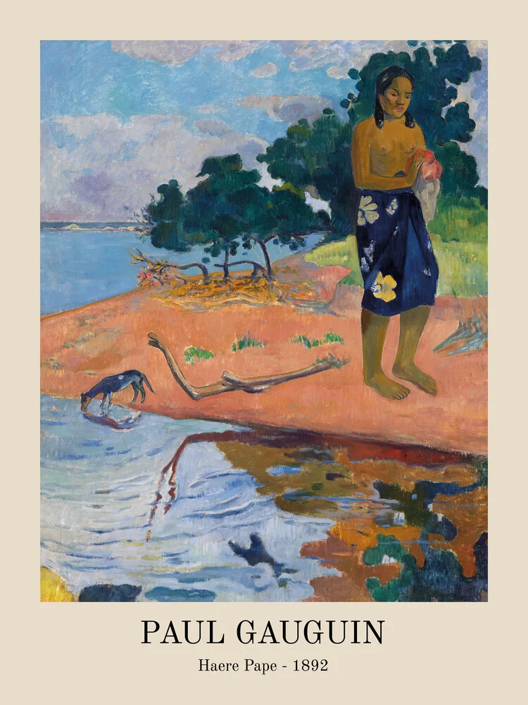 Haere Pape von Paul Gauguin - fotokunst von Art Classics