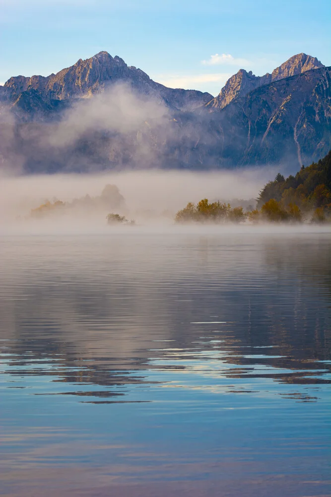 Morgenstimmung am Forggensee - fotokunst von Martin Wasilewski