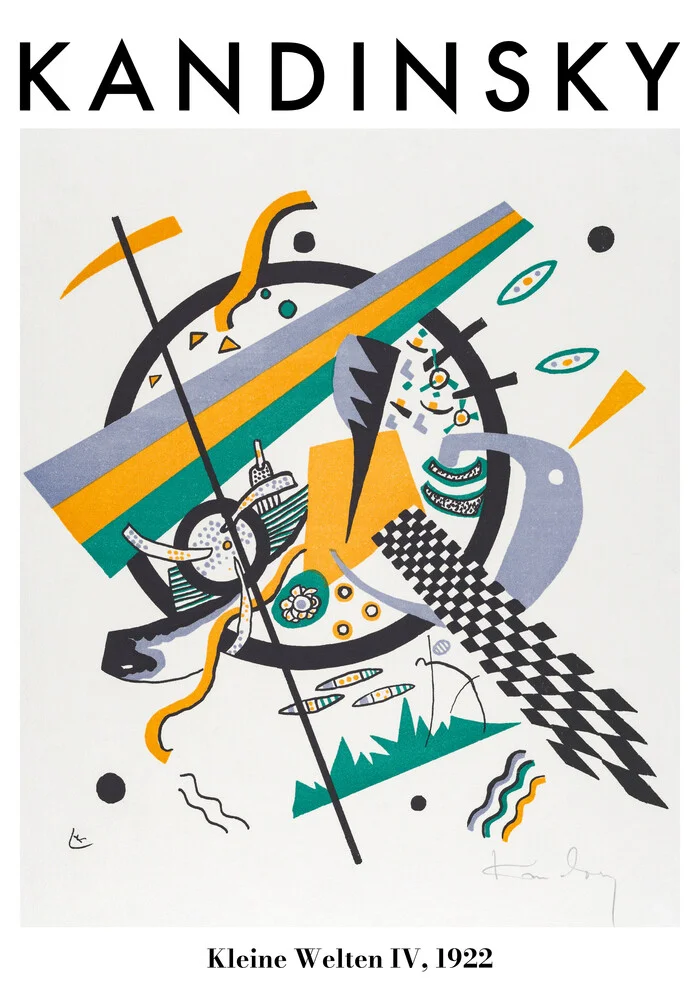 Kandinsky Art Print - Kleine Welten 1922 - Fineart photography by Art Classics