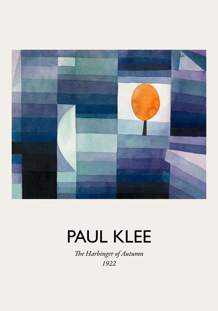 Paul Klee - The Harbringer of Autumn 1922 - fotokunst von Art Classics