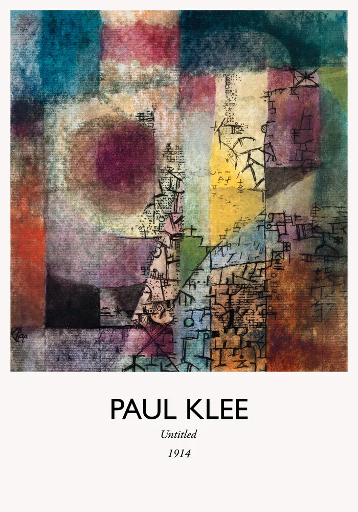 Paul Klee Poster - Untitled 1914 - Fineart photography by Art Classics