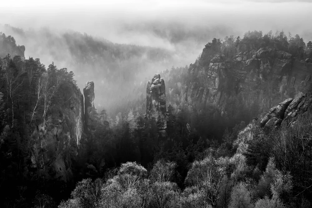 Elbsandsteingebirge - fotokunst von Christoph Schaarschmidt