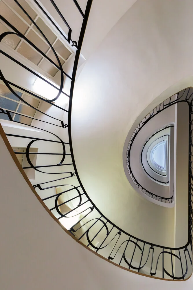 portrait upstairs with windows - Fineart photography by Roswitha Schleicher-Schwarz