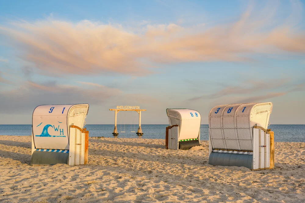 Swing in the sea in Heiligenhafen - Fineart photography by Michael Valjak