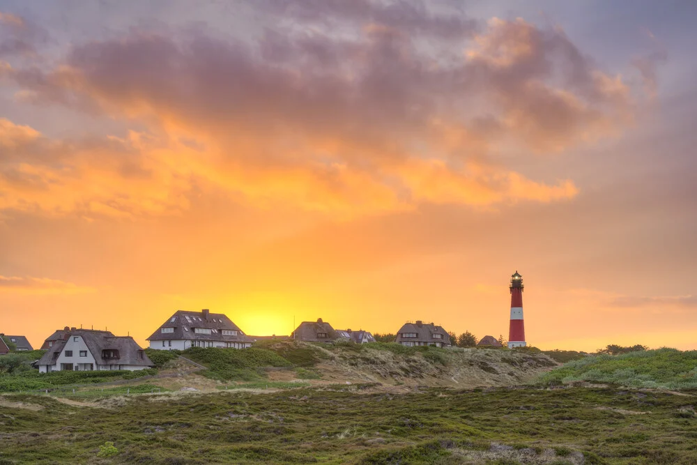 Sonnenaufgang in Hörnum auf Sylt - fotokunst von Michael Valjak