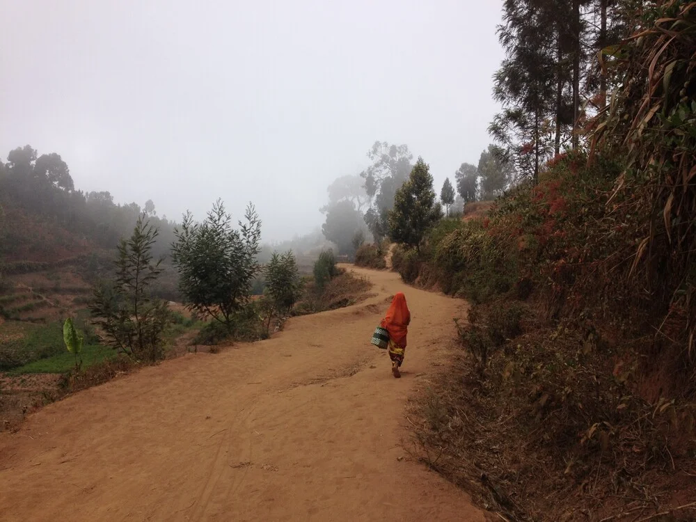 Morning Walk in the Usambara Mountains - Fineart photography by Delia Kämmerer