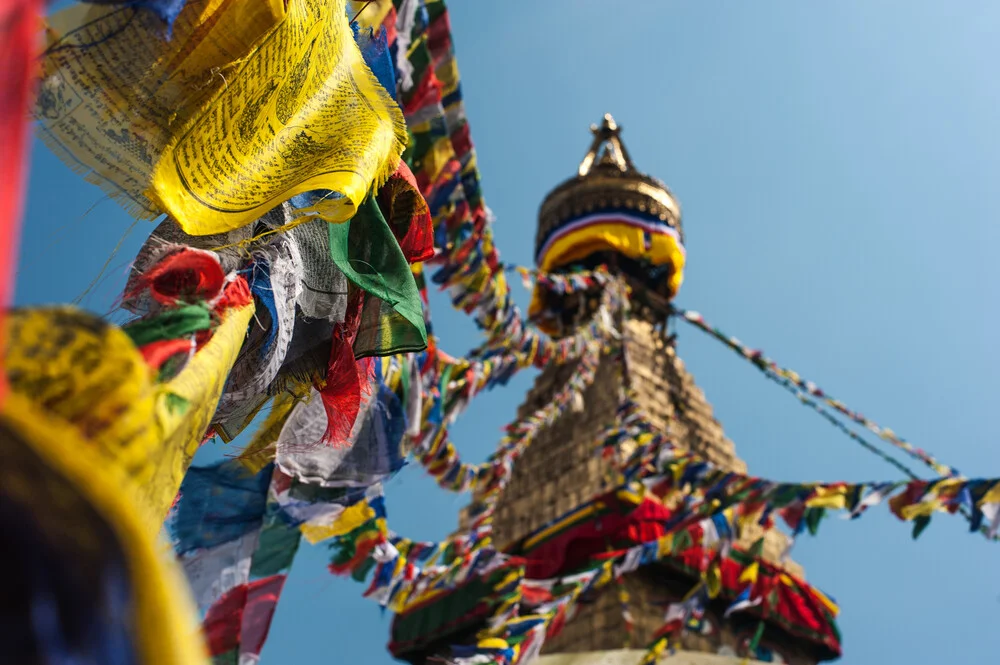 Stupa in Kathmandu - fotokunst von Michael Wagener